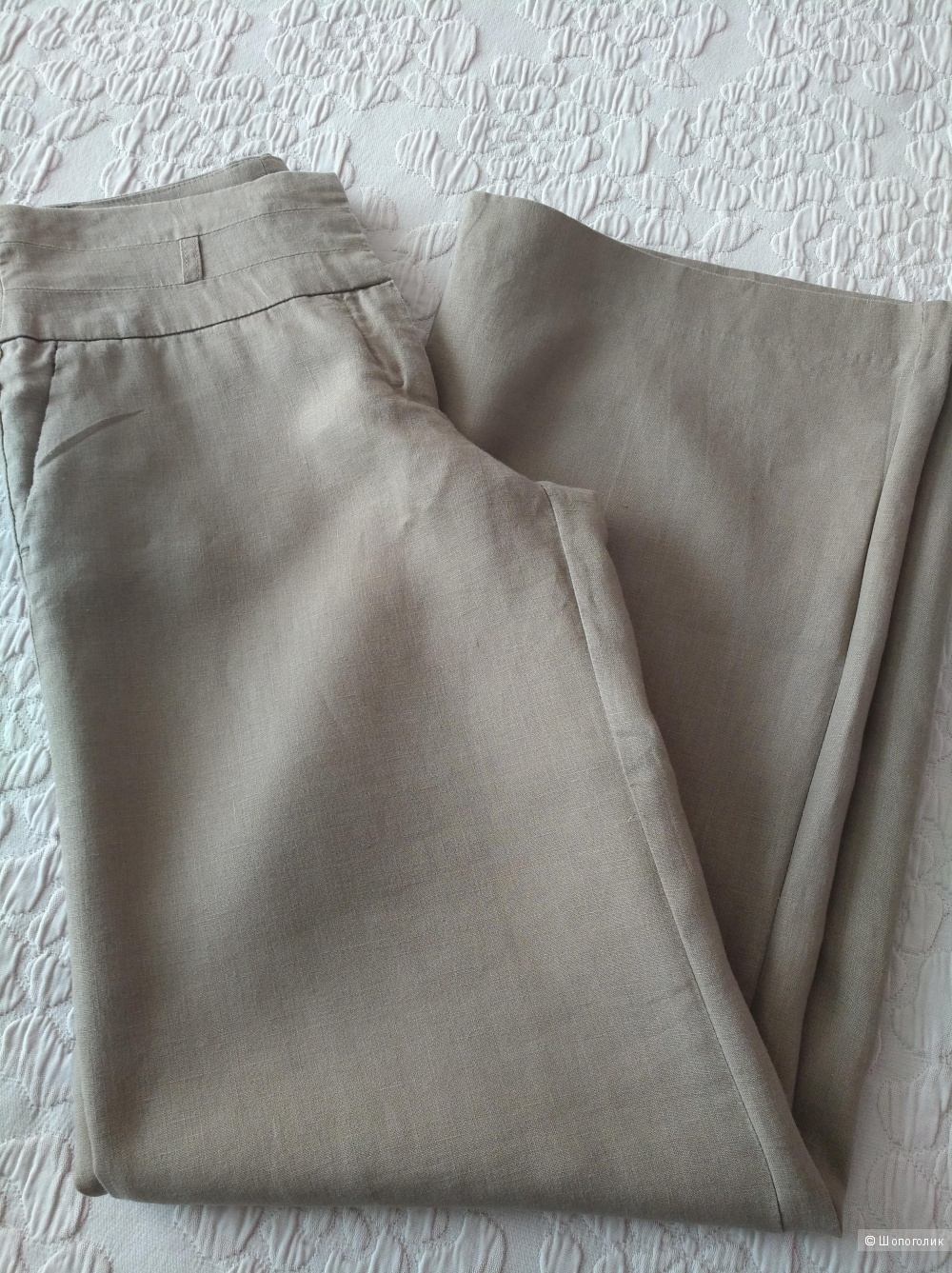 Льняные брюки H&M, EUR 34