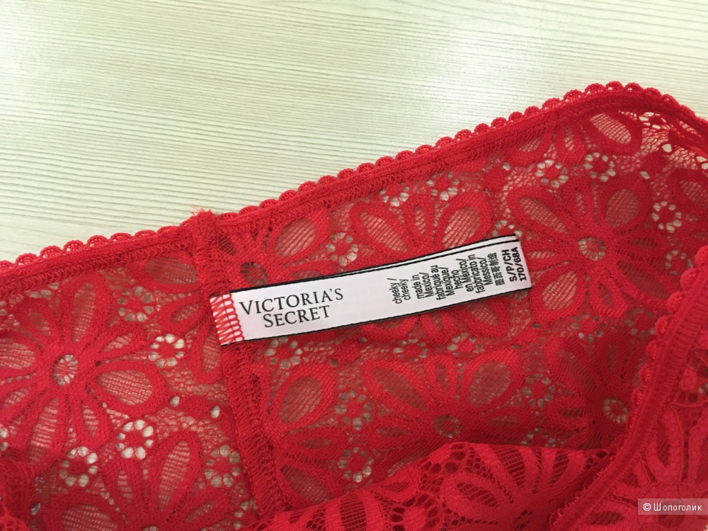 Кружевные трусики бикини, Victoria's Secret, размер S (сет из 3 штук)
