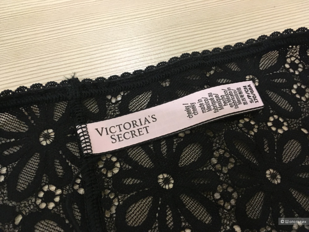 Кружевные трусики бикини, Victoria's Secret, размер S (сет из 3 штук)