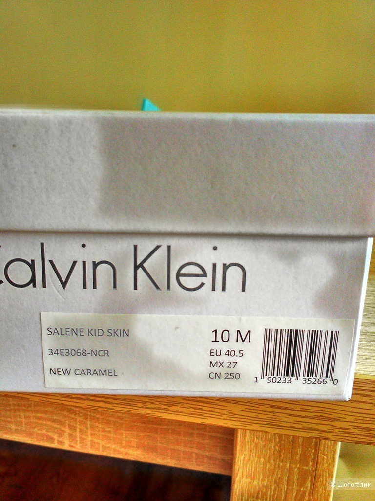 Кожаные туфли Celvin Klein,р 39 .