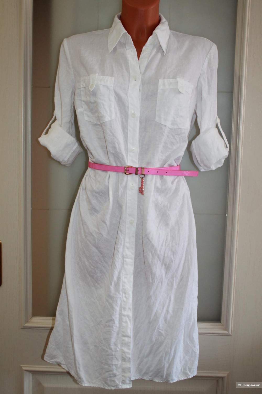 Платье-рубашка из льна  бренда Betty Barclay, размер 38