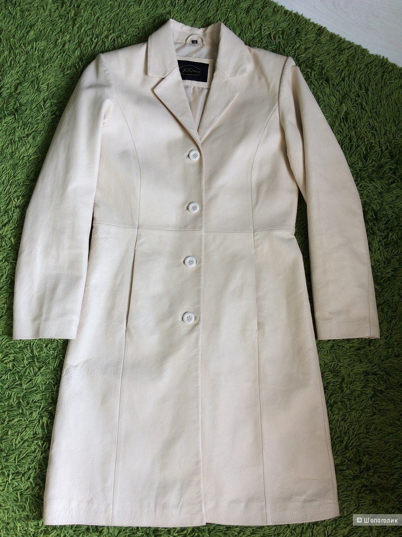 Кожаное  пальто JCCollection, 44-46 размер
