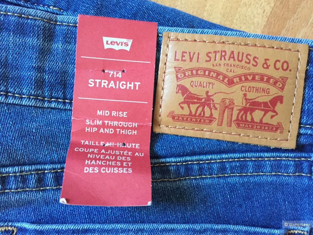 Новые джинсы Levi's 714 Straight 30/32