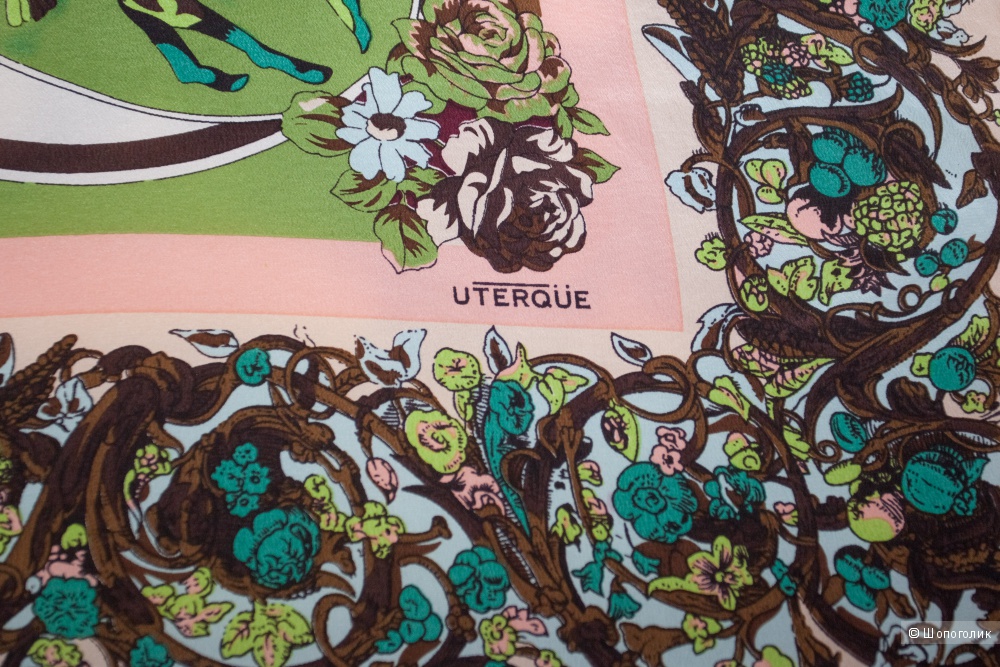 Шелковый платок Uterque 125х125