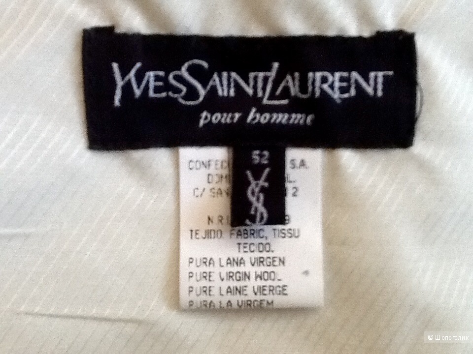 Мужские брюки Yves Saint Laurent,размер 52