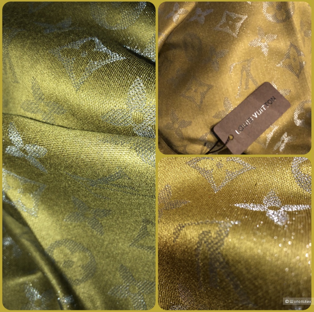 Шаль Louis Vuitton Gold hameleon, 140/140