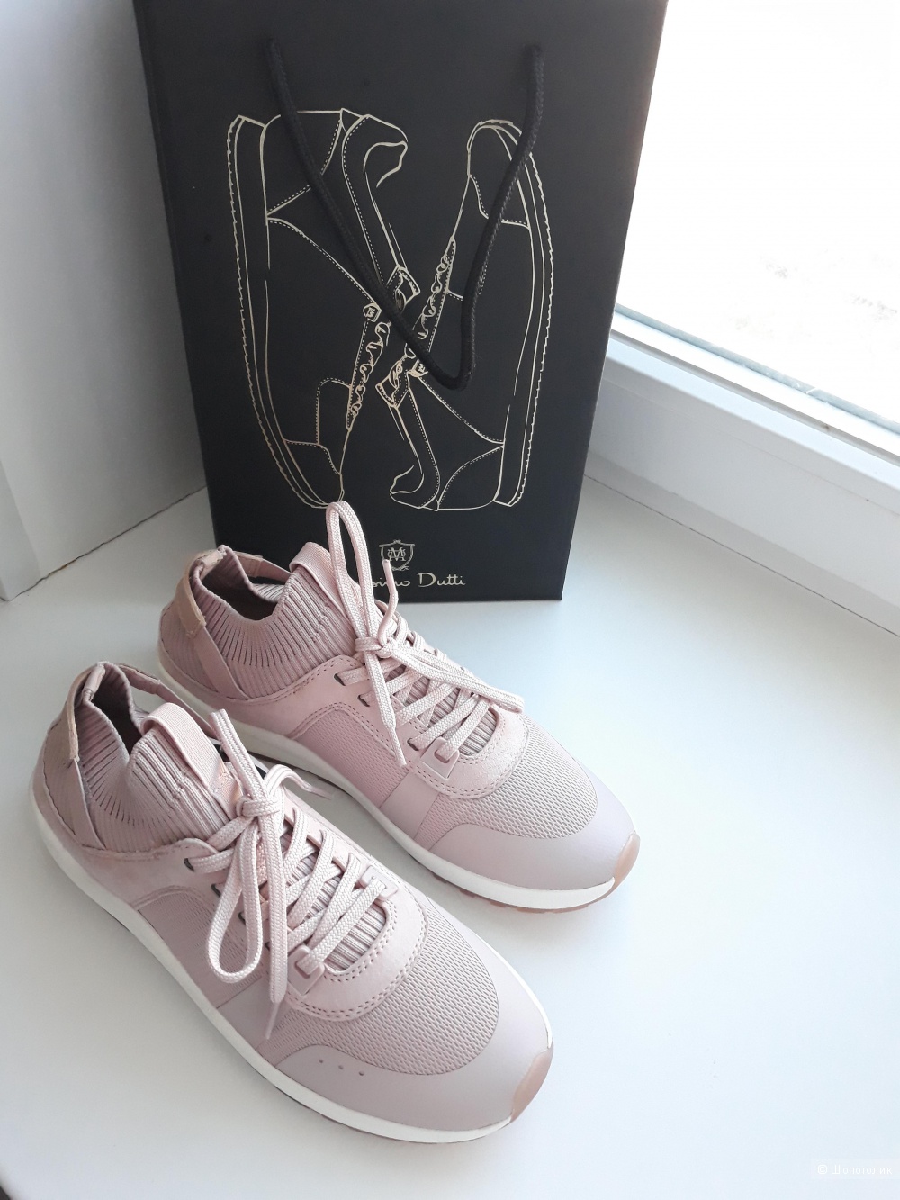 Кожаные кроссовки Massimo Dutti, размер 38