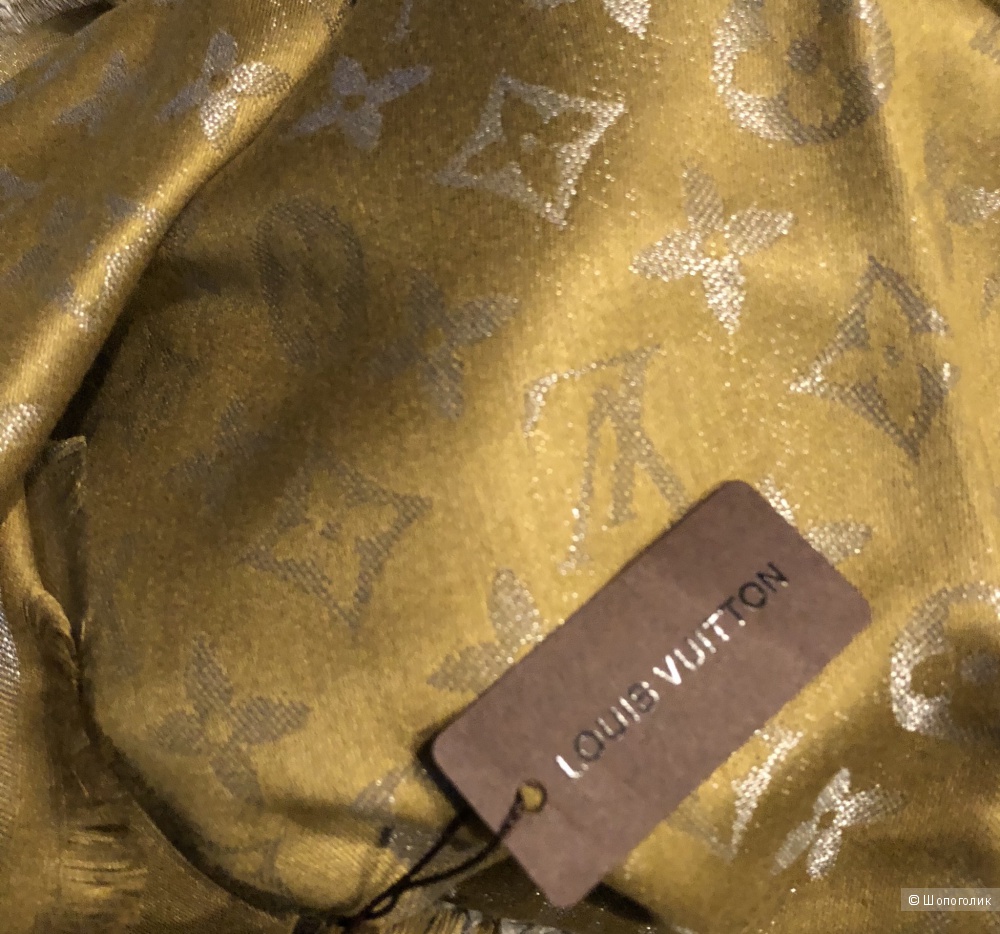 Шаль Louis Vuitton Gold hameleon, 140/140
