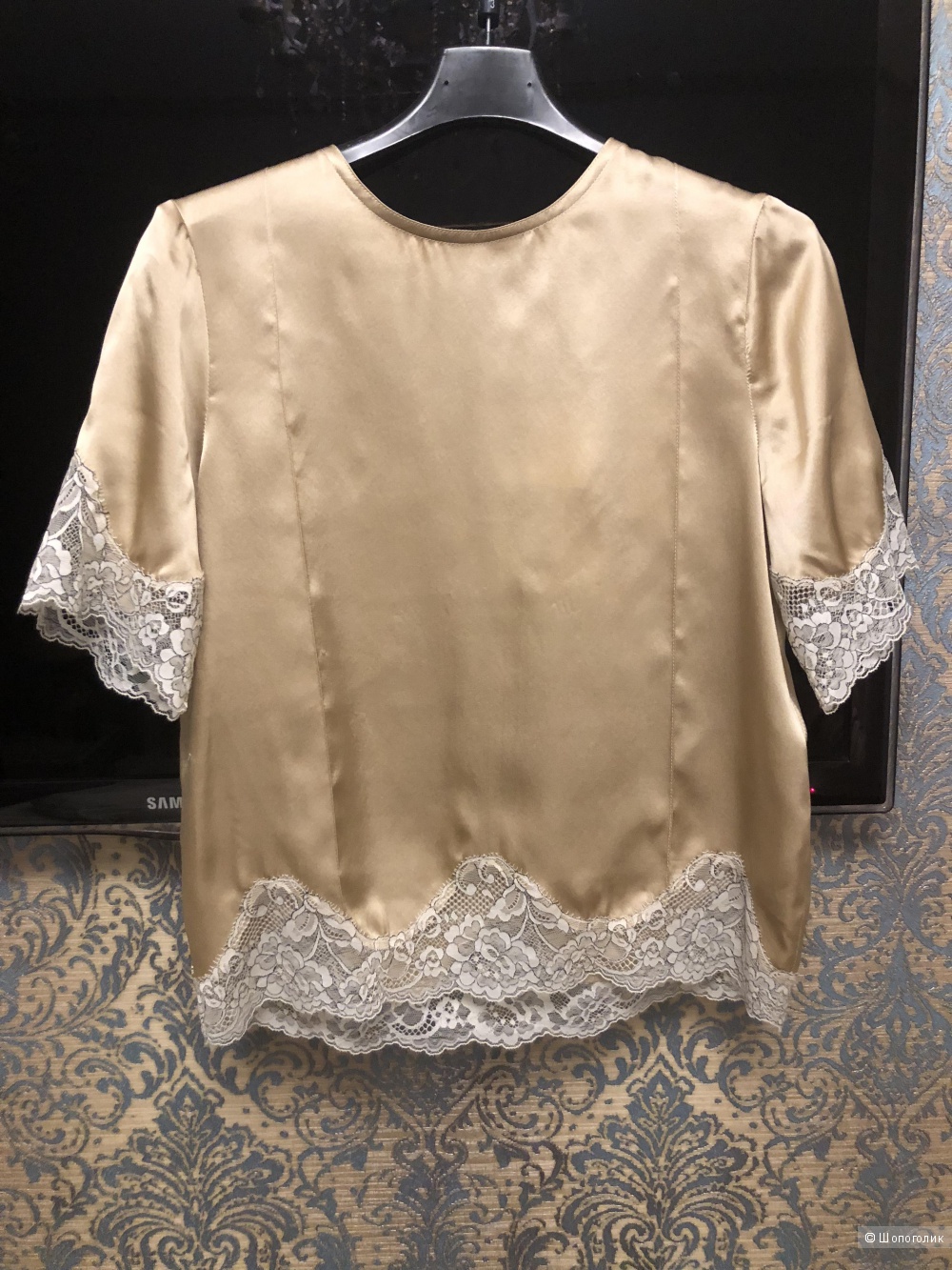 Шелковая блузка  Sandro размер 1 (42)