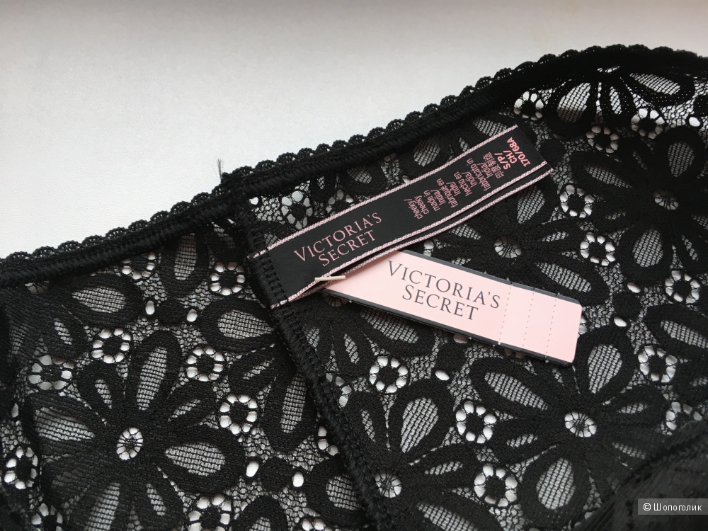 Кружевные трусики бикини, Victoria's Secret, размер S (сет из 2 штук)