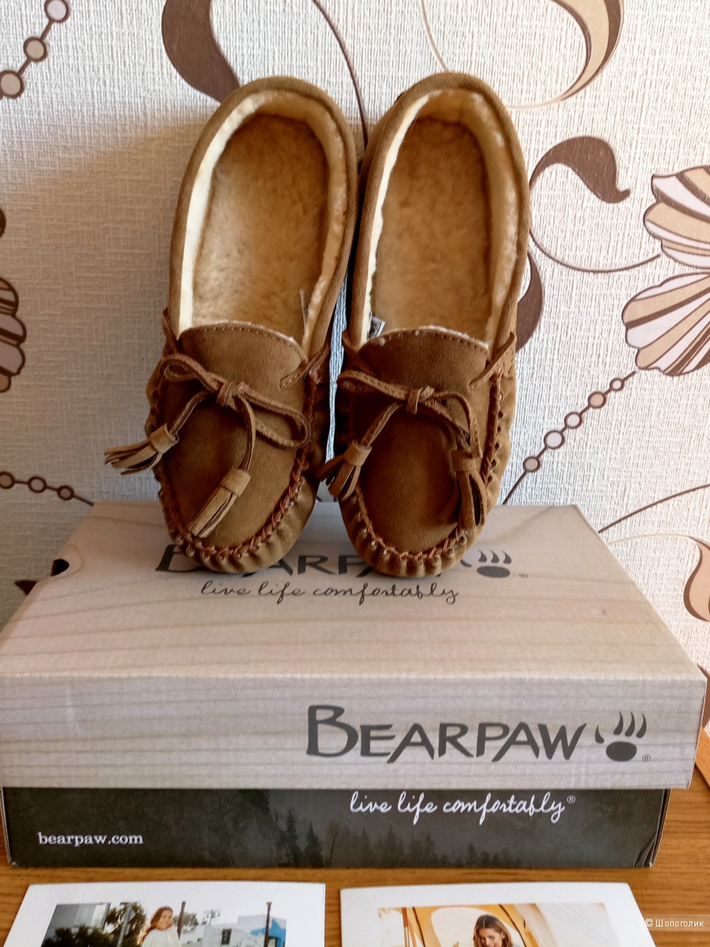 Мокасины на меху Bearpaw размер US 8M 38