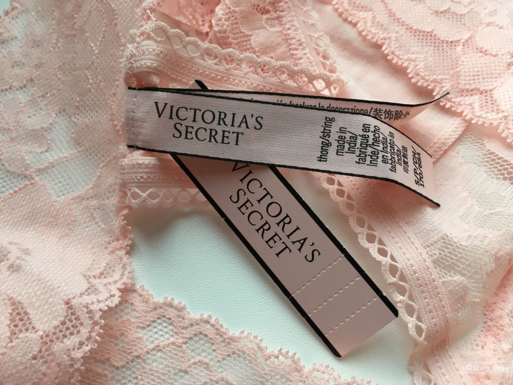 Кружевные стринги Victoria's Secret, размер S (сет из 2 штук)