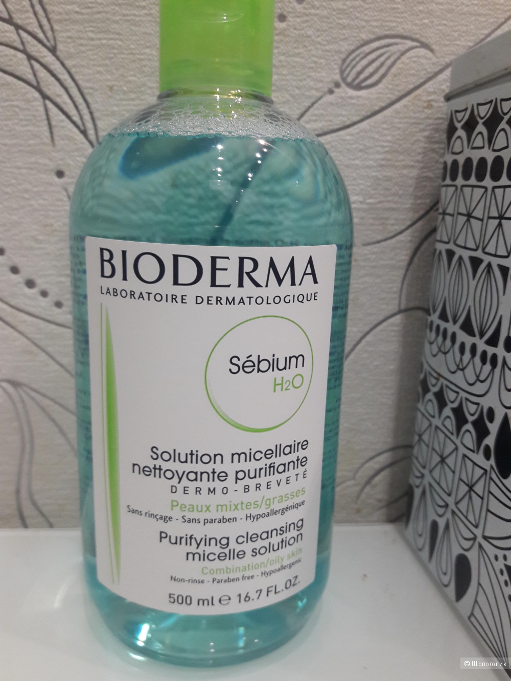 Bioderma Sebium H2O, мицеллярный раствор,500ml