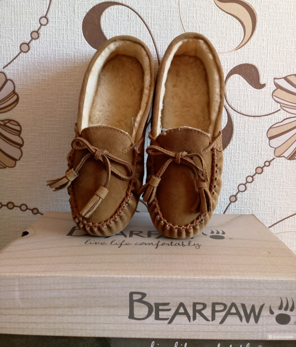 Мокасины на меху Bearpaw размер US 8M 38