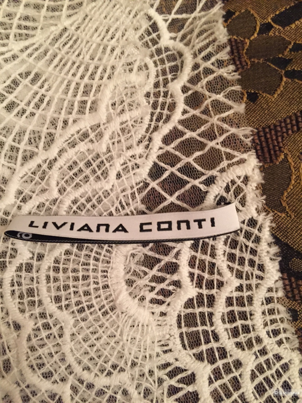 Блуза с кружевом Liviana Conti 46it