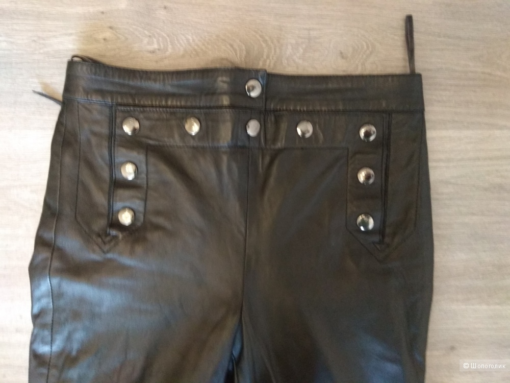 Кожаные брюки McQ Alexander McQueen 40-42 р