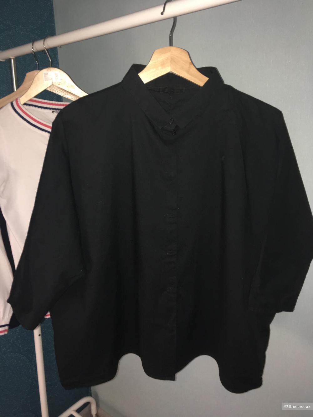 Рубашка, Calvin Klein, Oversize, 100% Хлопок