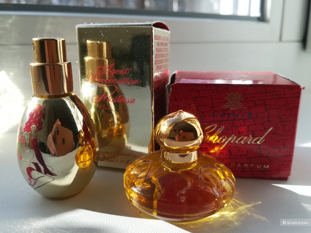 Сет 2 миниатюры-Maitresse Agent Provocateur 5 мл - Casmir Chopard 5 мл.