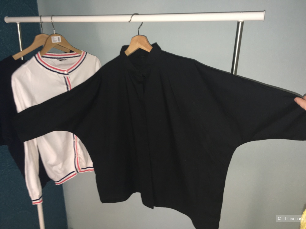 Рубашка, Calvin Klein, Oversize, 100% Хлопок