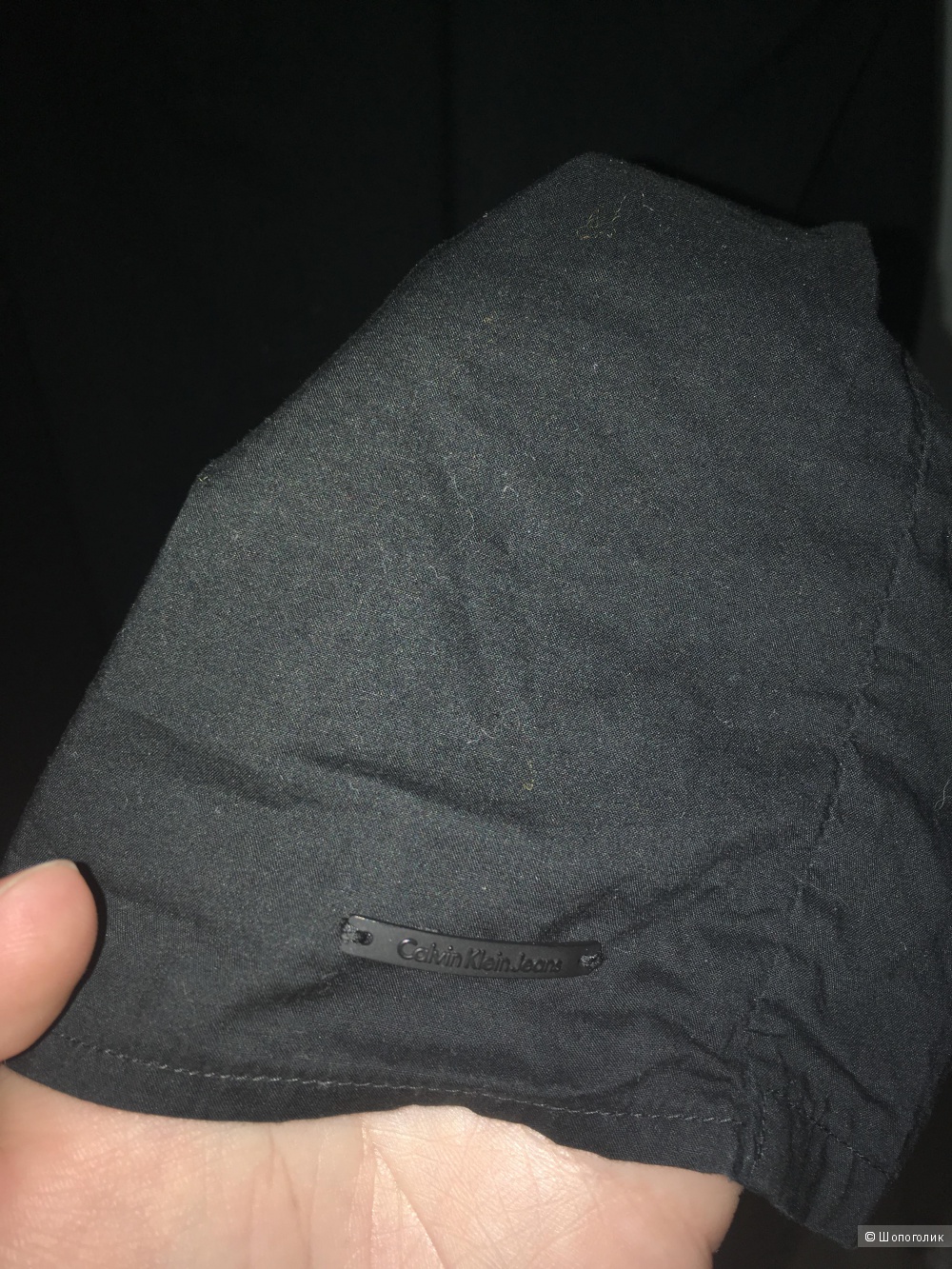 Рубашка, Calvin Klein, Oversize, 100% Хлопок