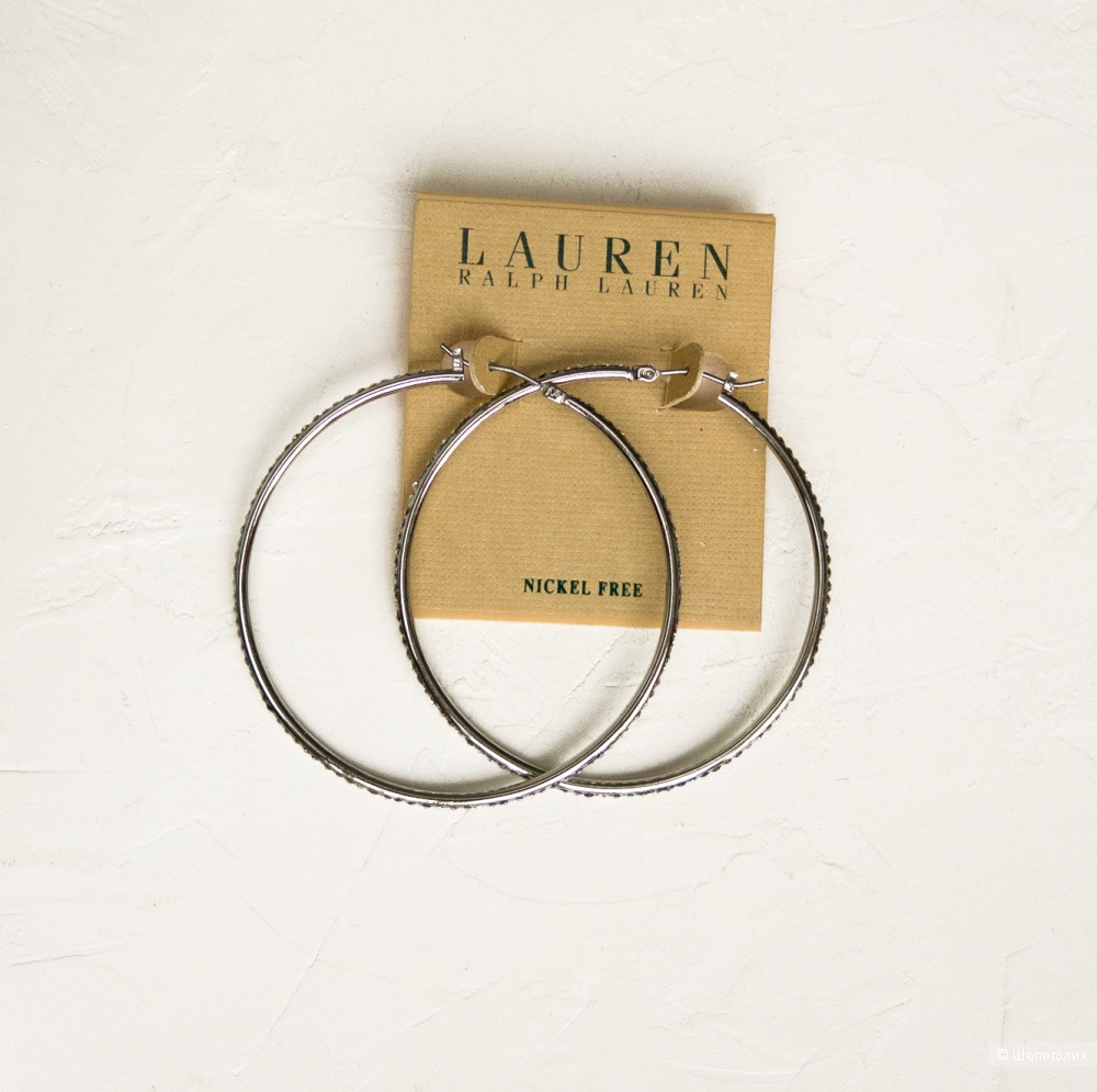 Серьги кольца Ralph Lauren