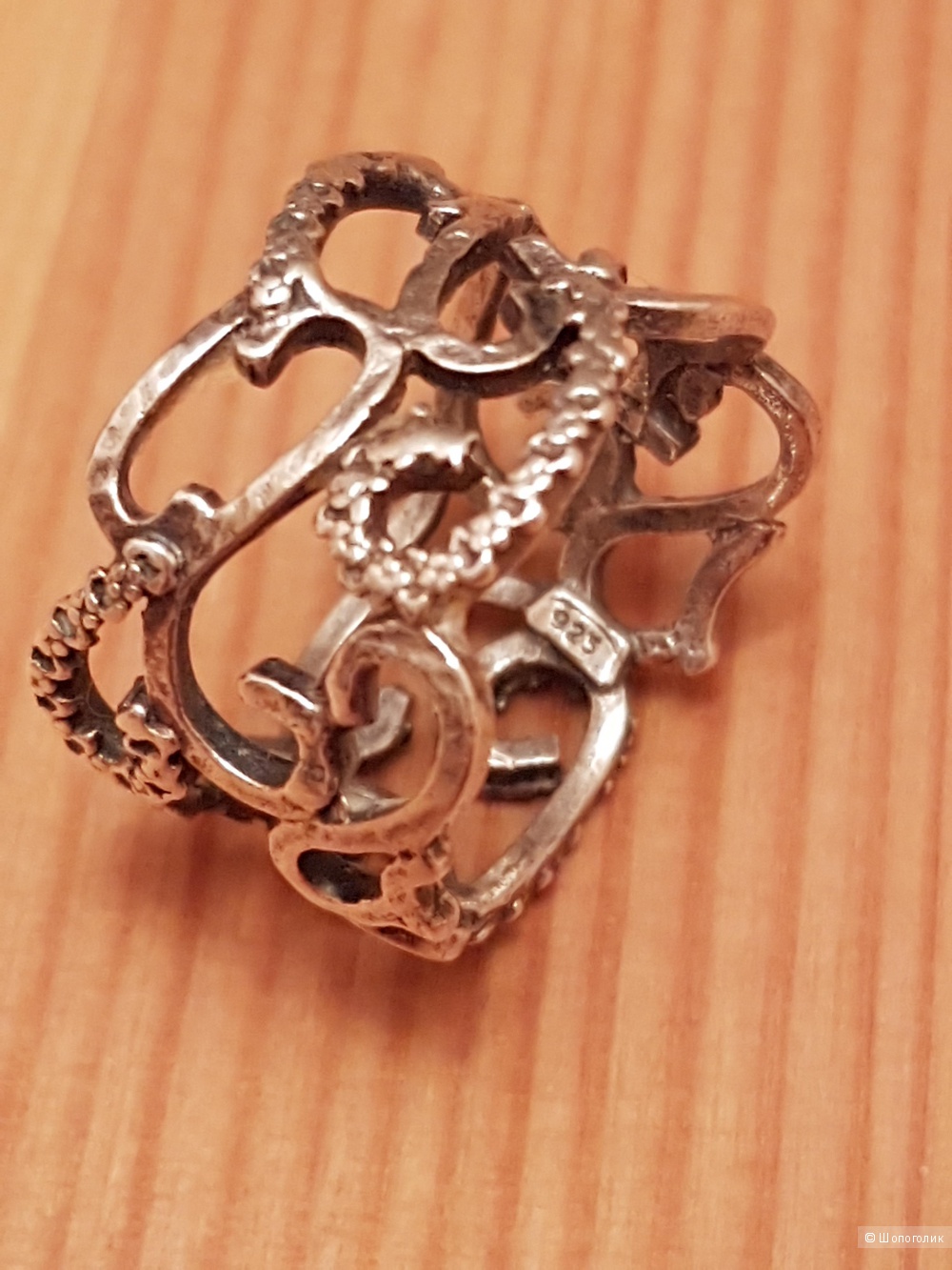 Кольцо серебряное  TAMIR ZUMAN,  размер 16,5