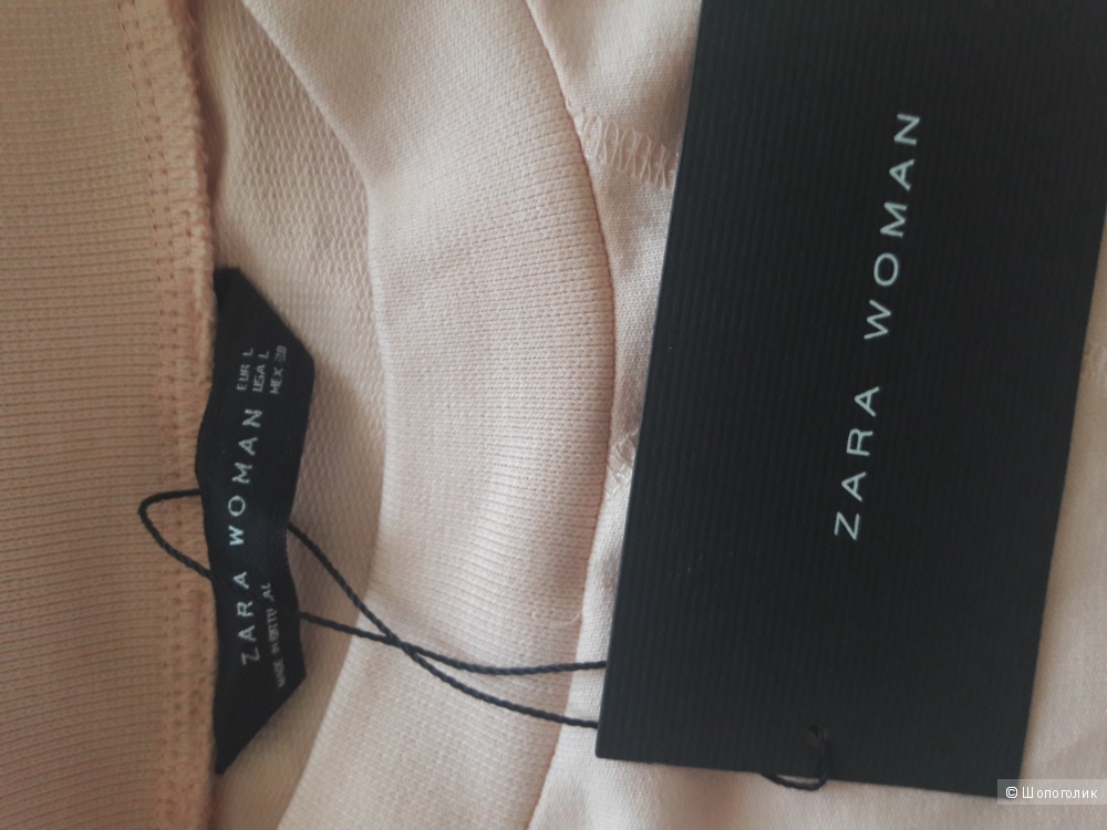 Zara Woman: свитшот-худи с рукавами-буфами, L