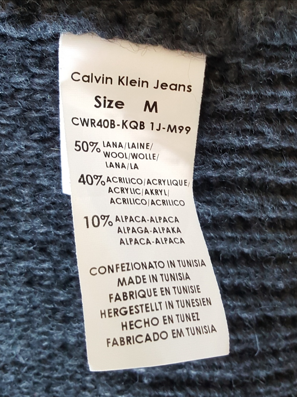 Кардиган Calvin Klein Jeans, размер oversize