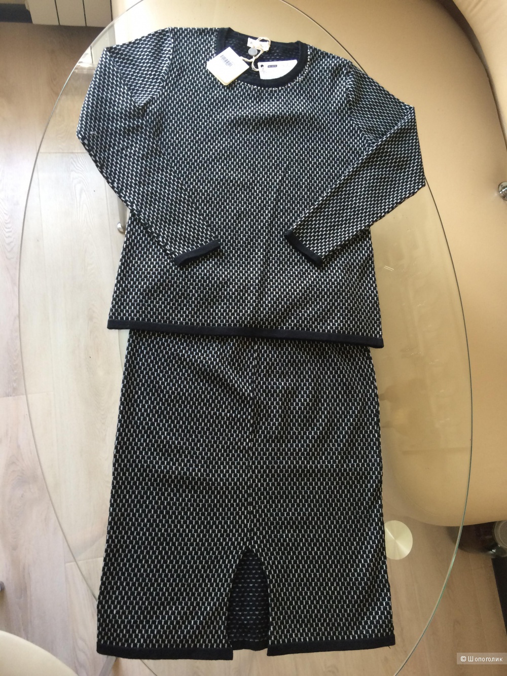 Кашемировый костюм Cashmere company 42-44 размер