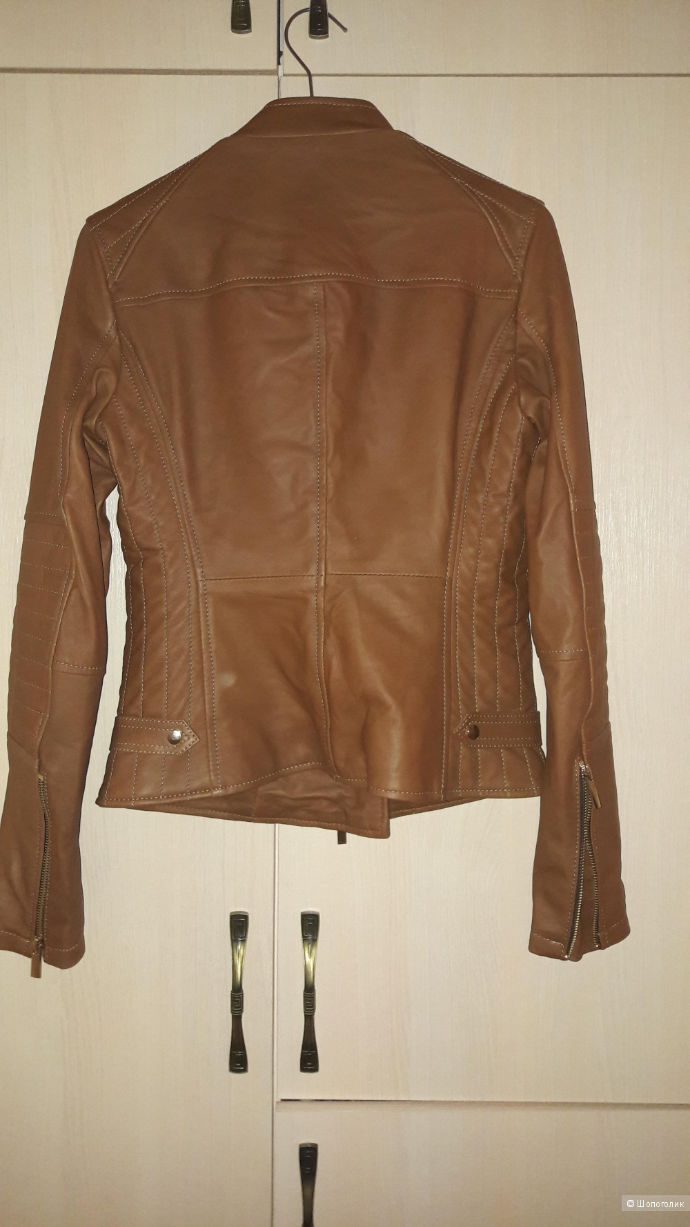 Куртка кожаная flo clo, 42 размер