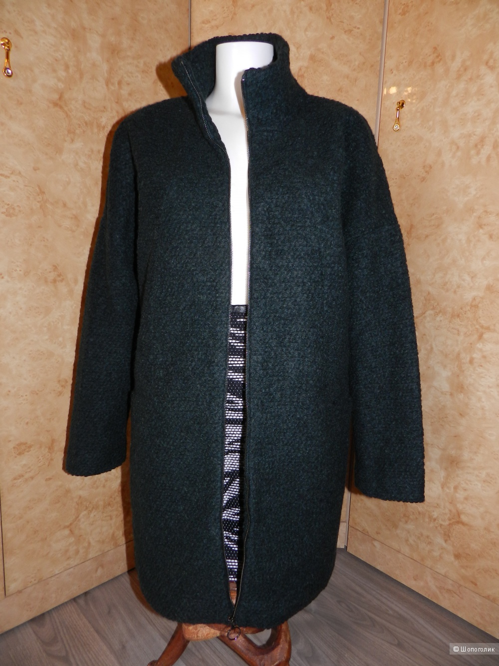 Пальто Reserved зеленое 44-46