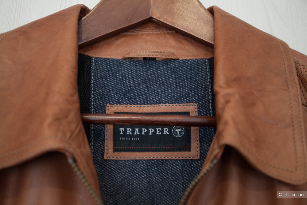 Кожаная куртка Trapper, 50 размер