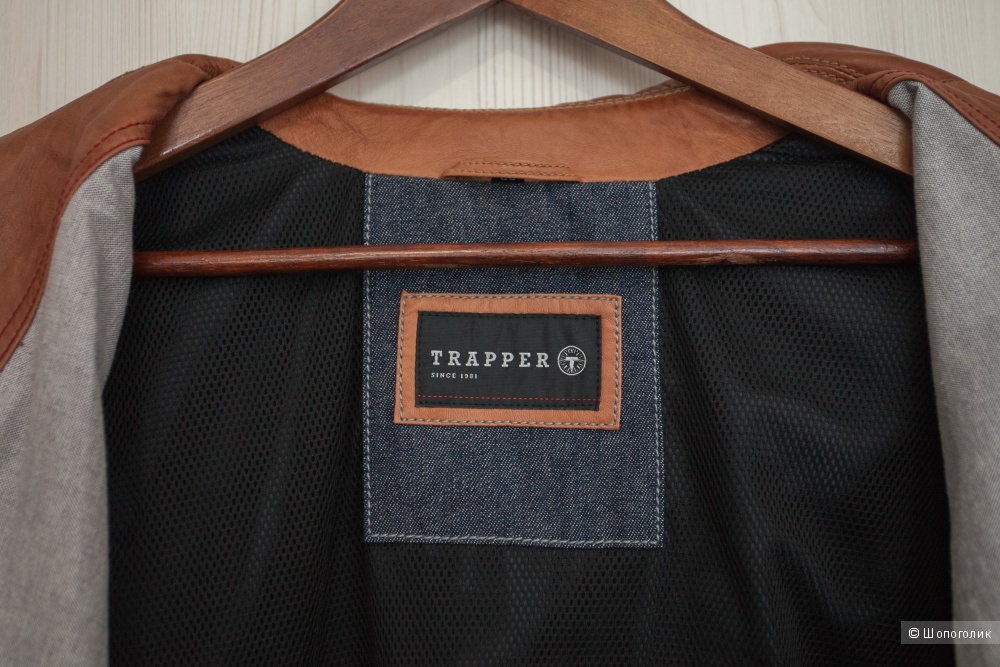 Кожаная куртка Trapper, 50 размер
