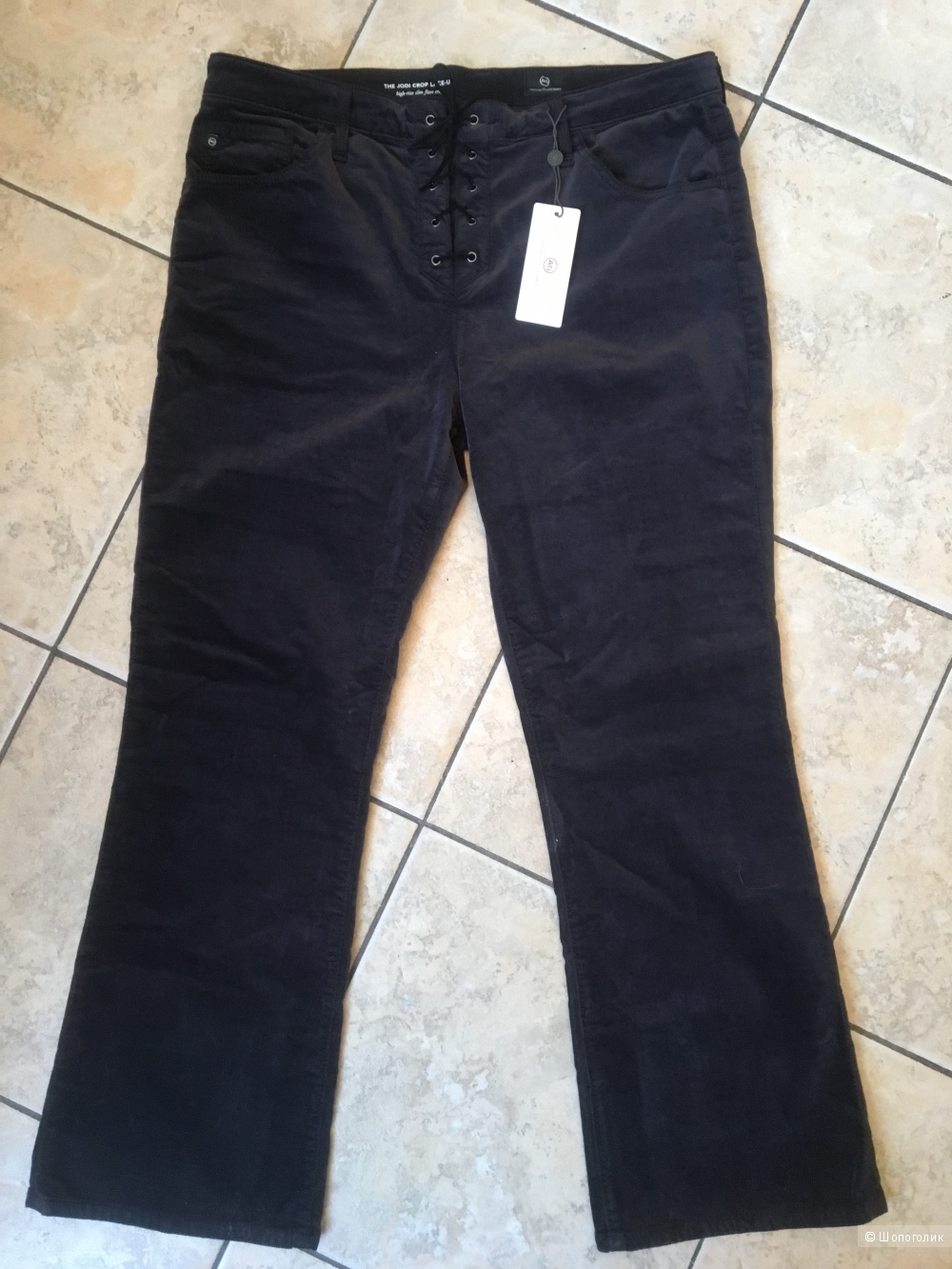 Бархатные джинсы AG Adriano Goldschmied, размер 31