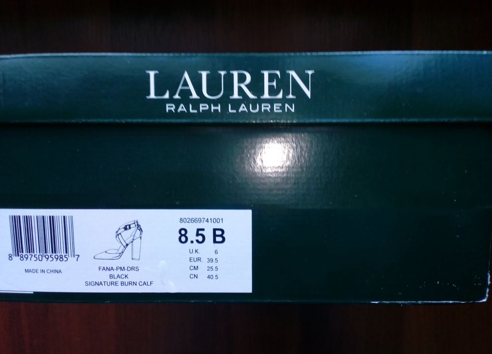 Туфли RALPH LAUREN 8,5US