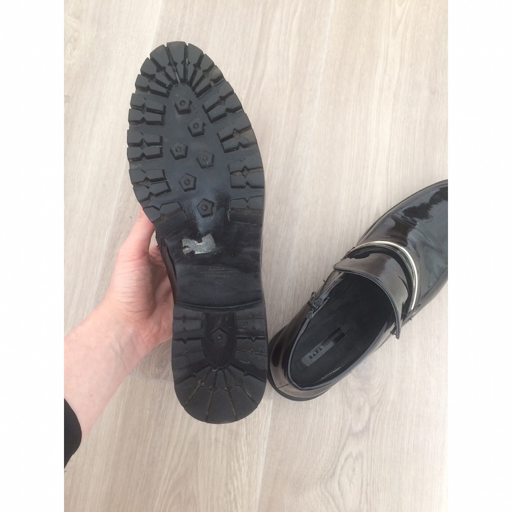 Лакированные ботинки Zara, 40 размер