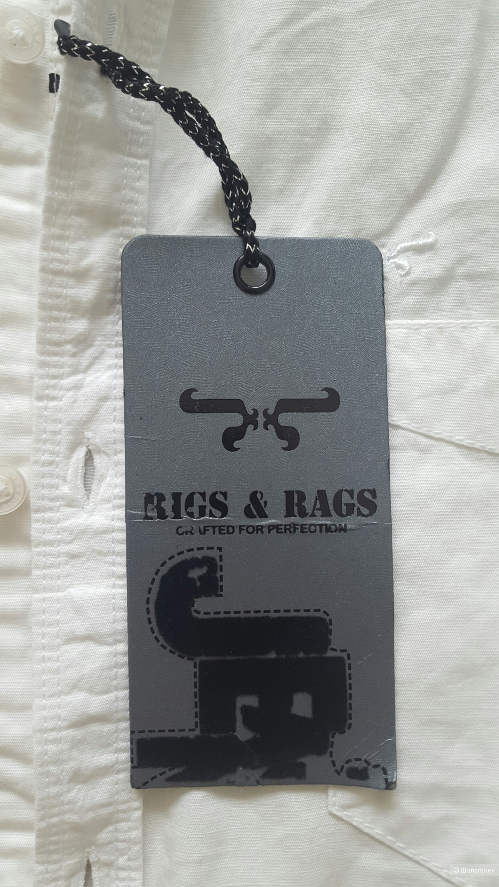Мужская рубашка RIGS & RAGS , размер 52-54.