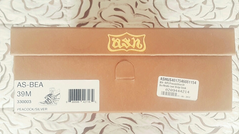 Кеды Ash на танкетке, р.39