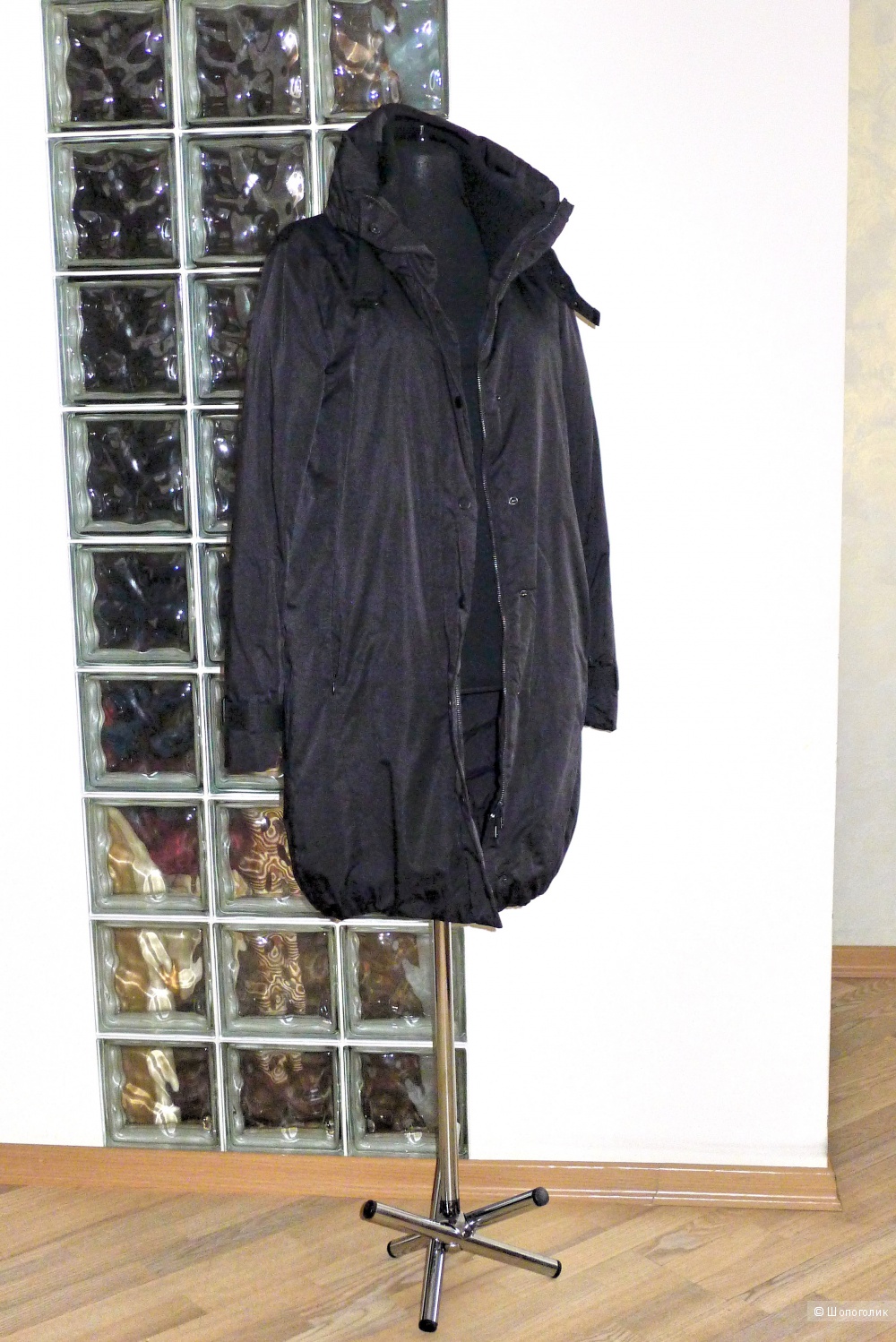 Пуховик пальто -кокон zara women размер S