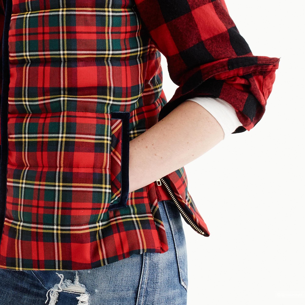 Утепленная жилетка JCREW XS petite