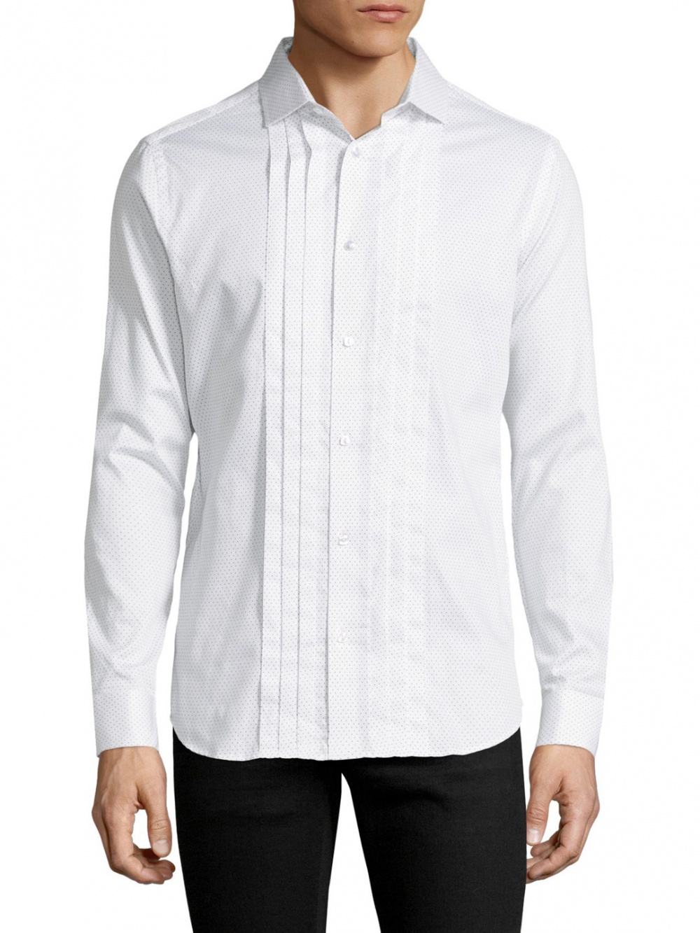 Мужская рубашка с длинным рукавом Karl Lagerfeld, размер L, на рос. 50