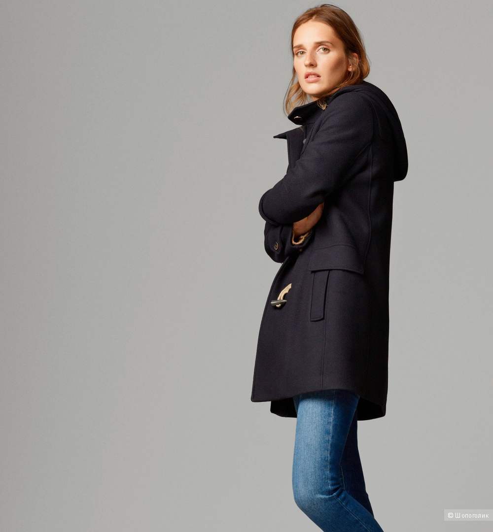 Massimo dutti пальто дафлкоат размер 40