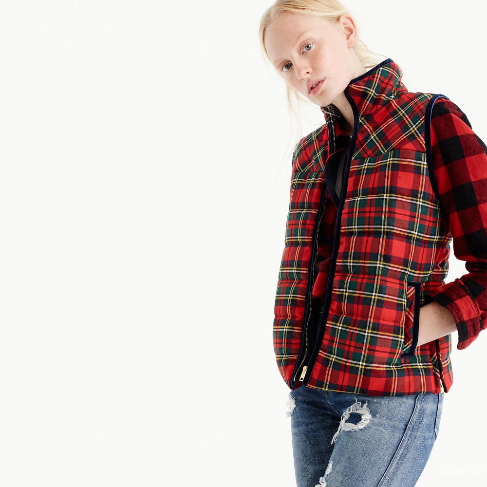 Утепленная жилетка JCREW XS petite
