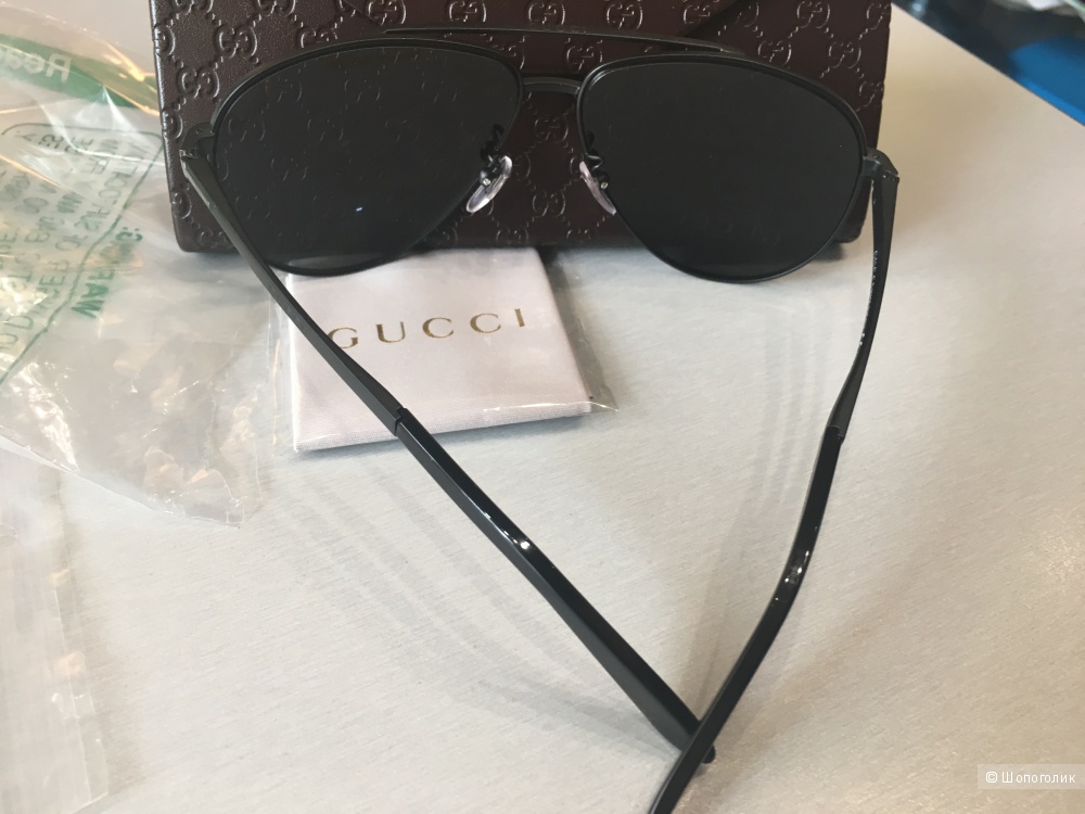 Мужские солнцезащитные очки-авиаторы Gucci