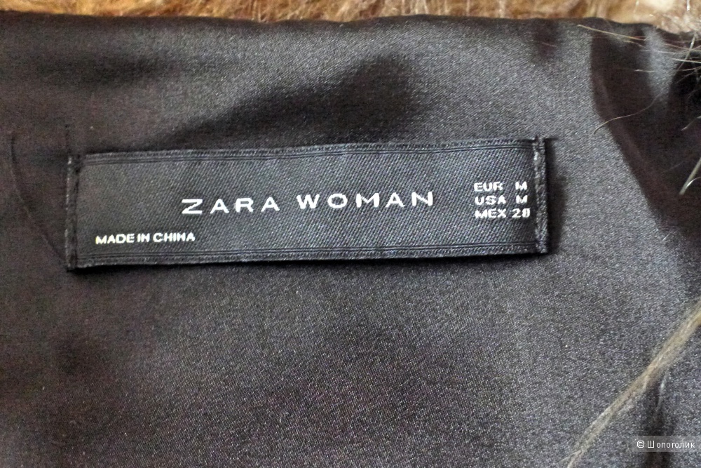 Куртка кардиган из эко меха zara women размер М