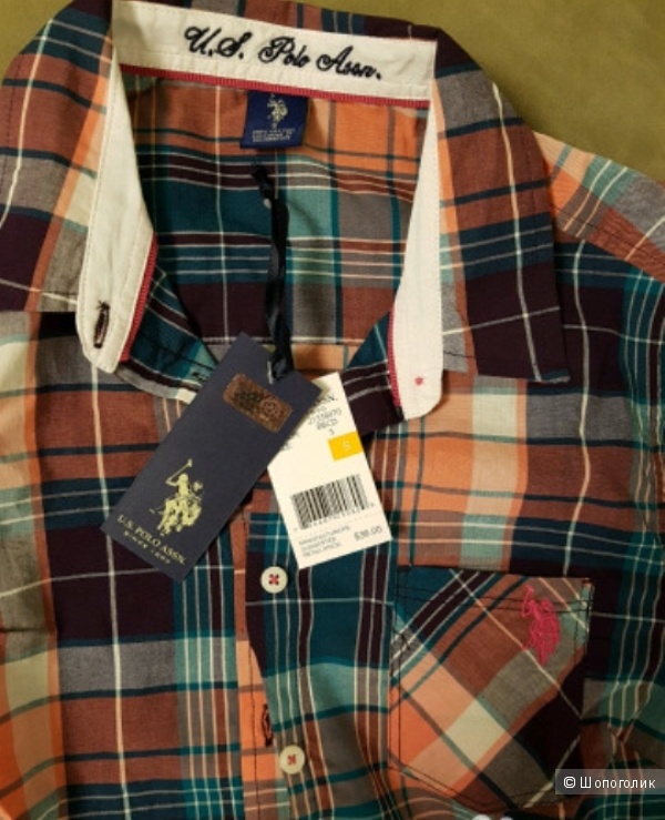 Рубашка US Polo Assn из США, р. S (42)