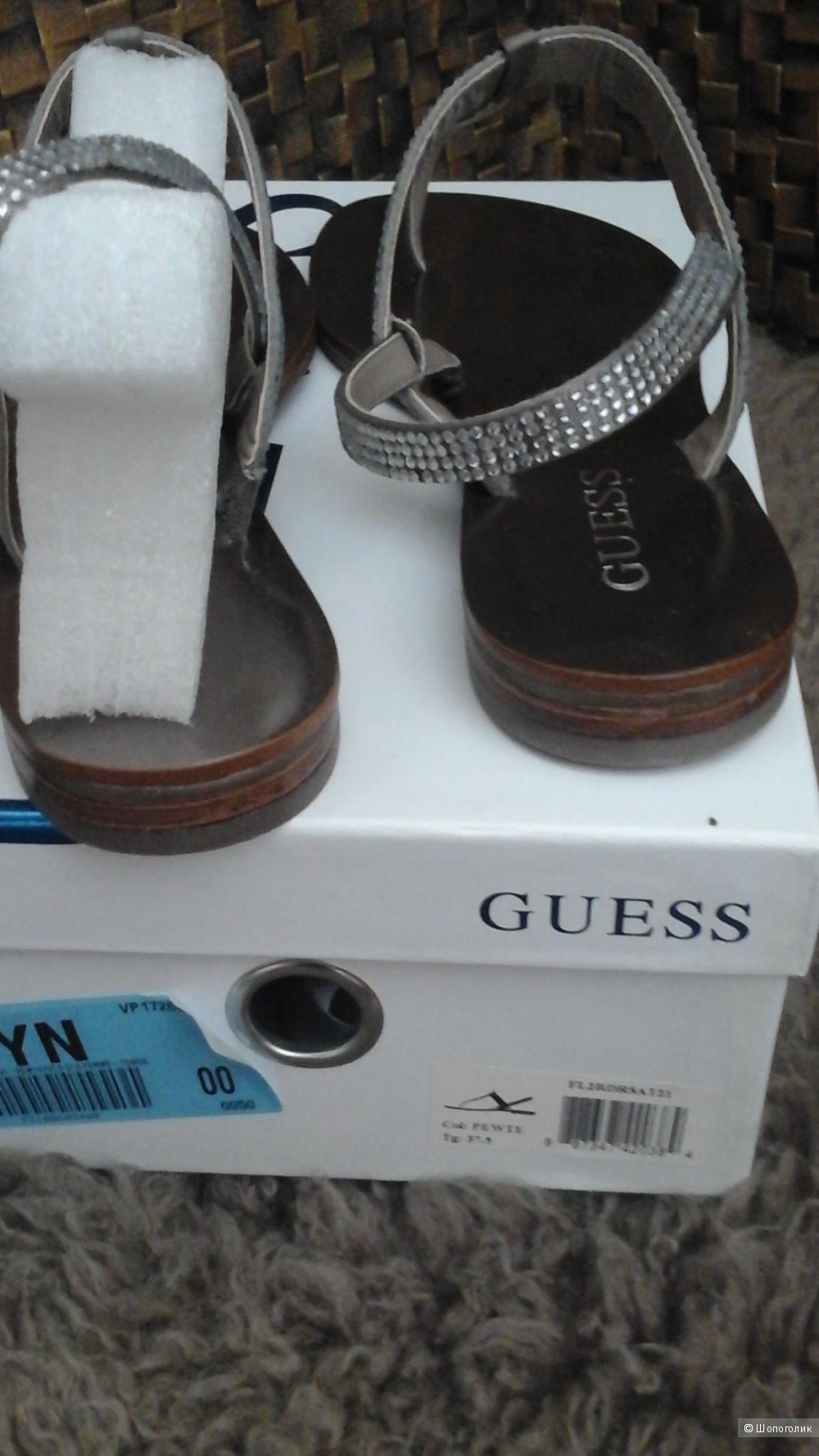 Сандалии GUESS, размер 38-38.5