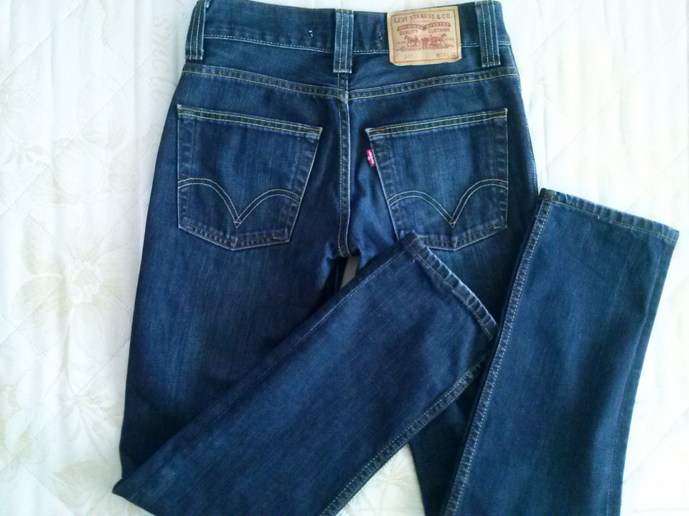 Levis 511, W2/L32 ,синие джинсы