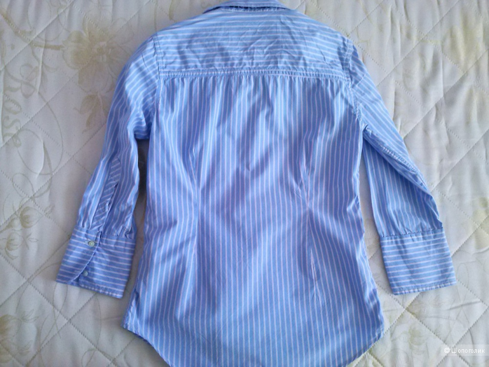 SuperDry , голубая рубашка в полоску, 42-44