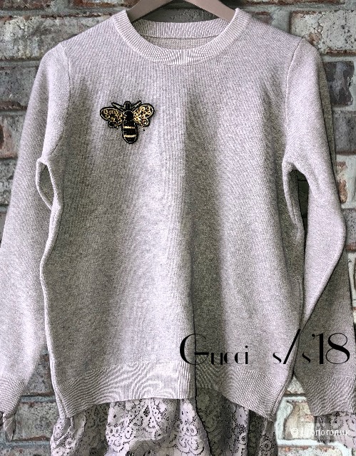 Джемпер Gucci Grey, oversize
